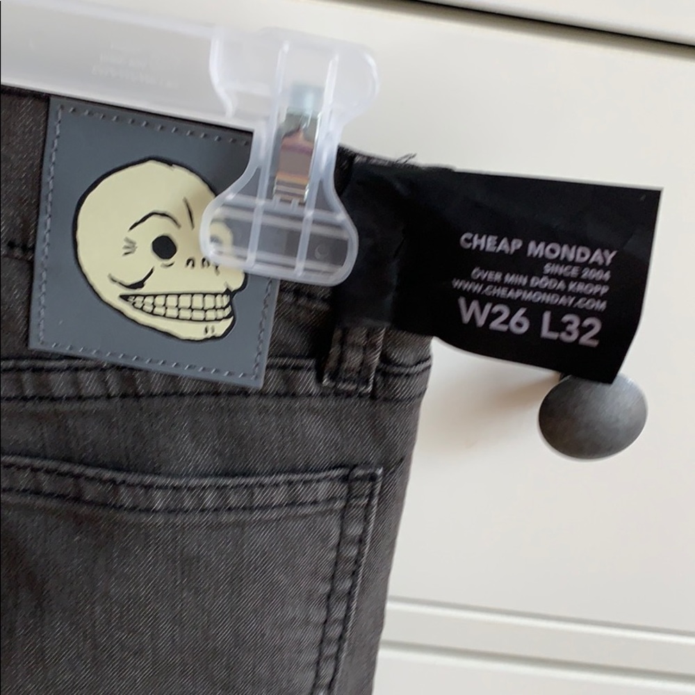 Cheap Monday Gray Skinny Jeans NWT